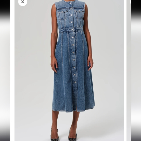 Citizens Of Humanity Dresses & Skirts - Citizens Of Humanity Blue Denim Midi Dress